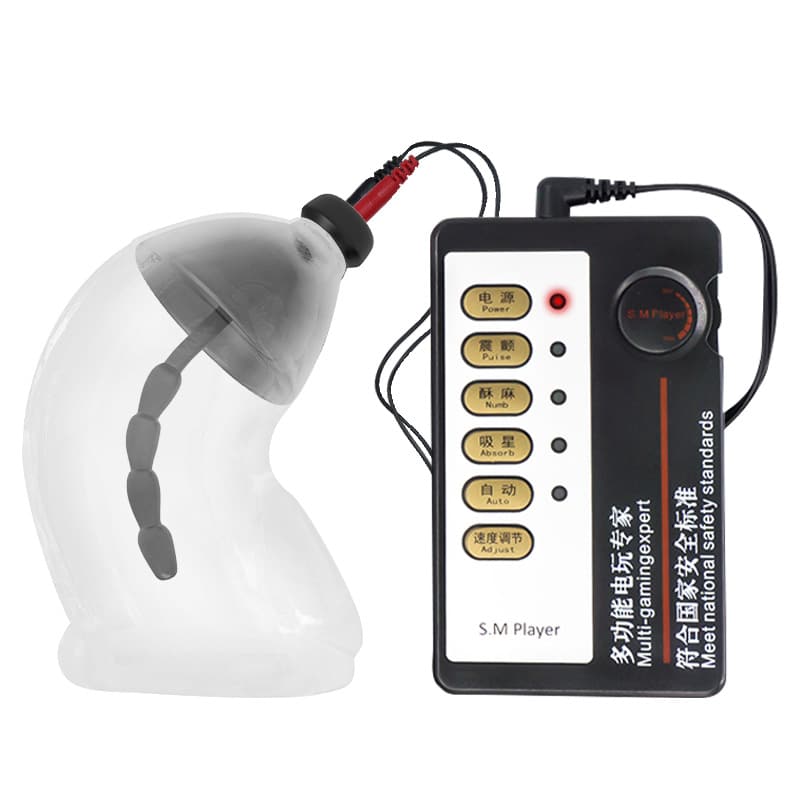 Electric Shock Chastity with Urethral
