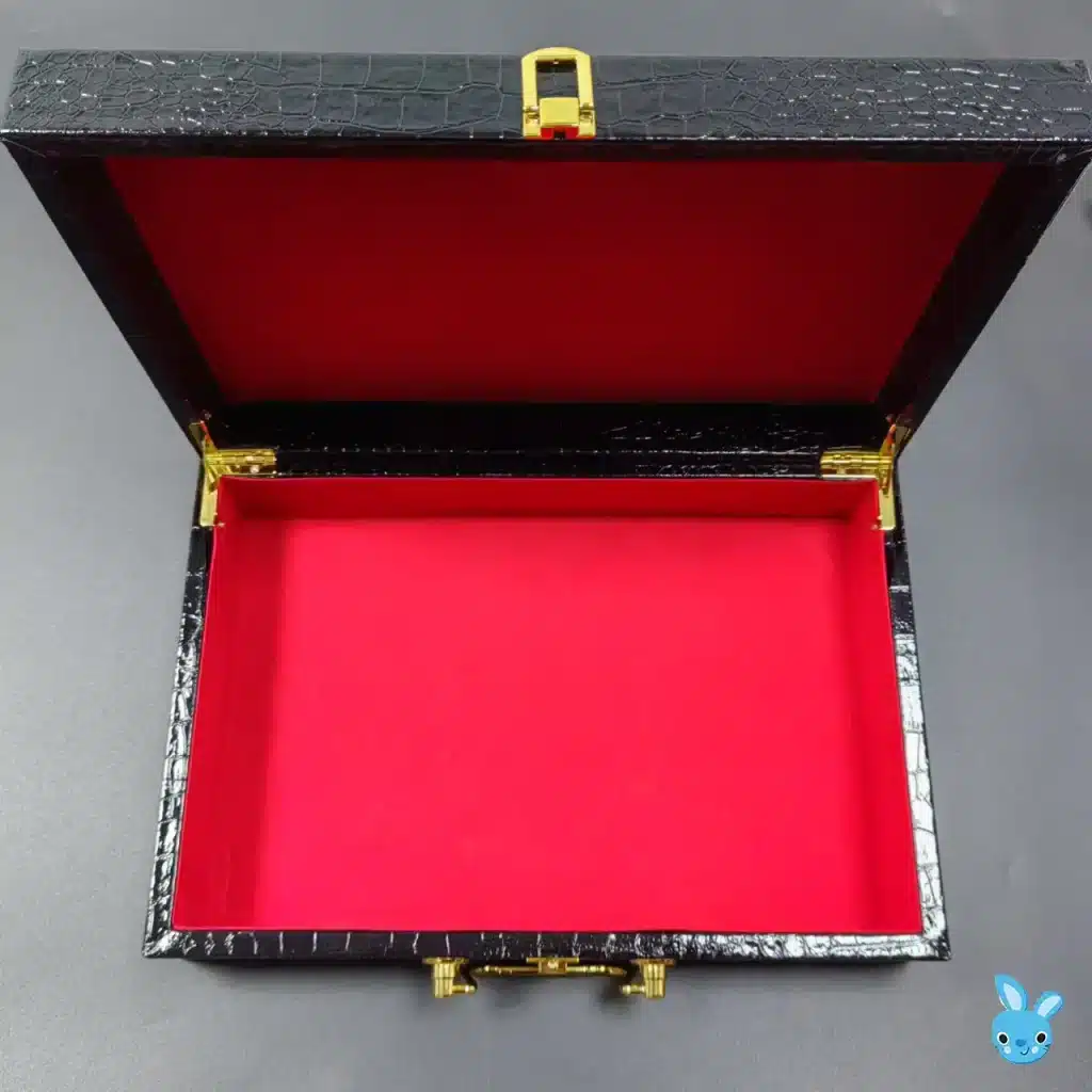 Custom gift box interior