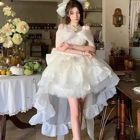 Sexy princess train skirt