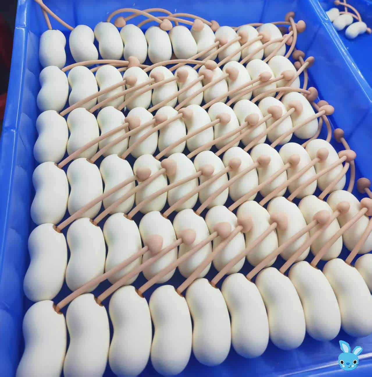 Finished egg vibrators in the factory