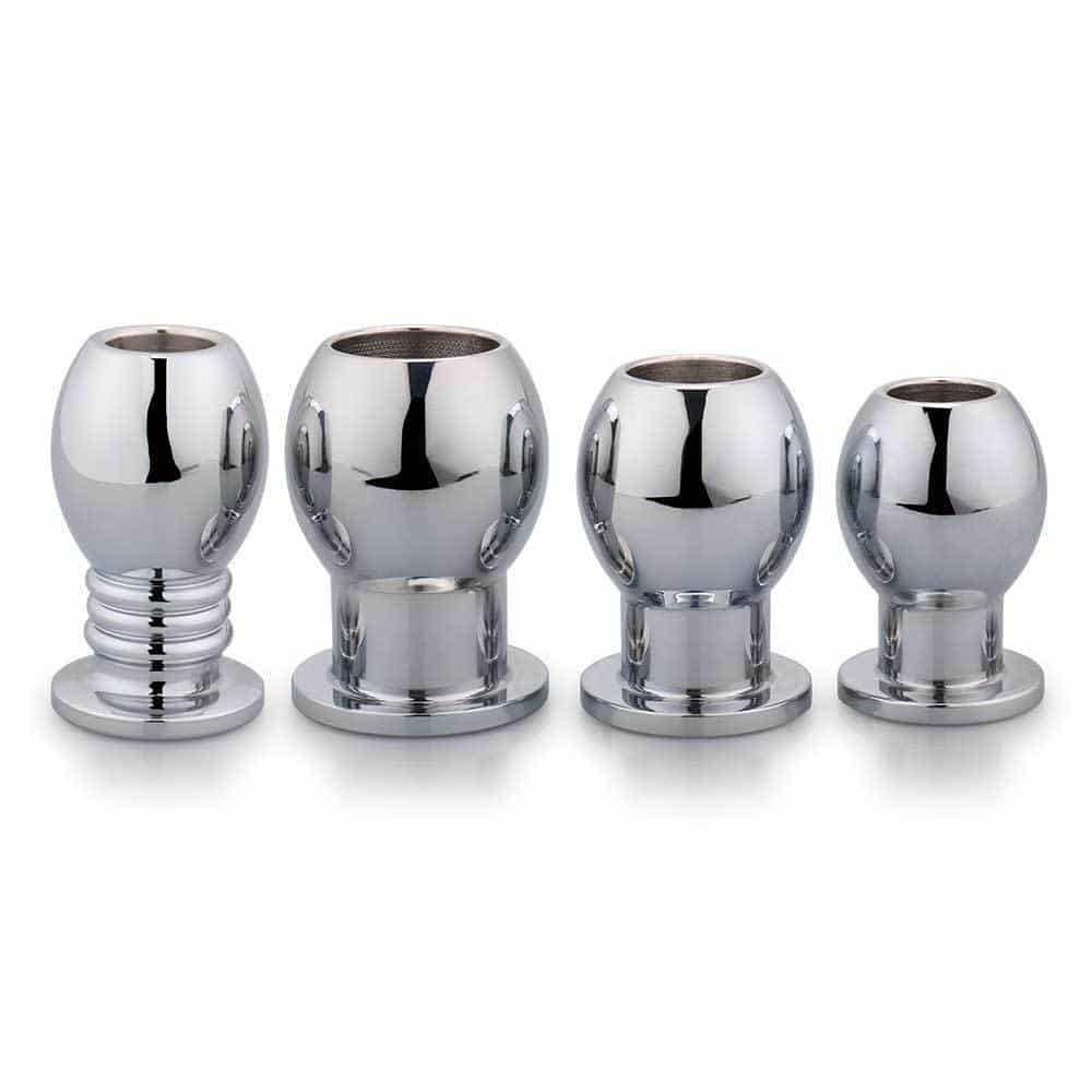 Metal Hollow Anal plug douches