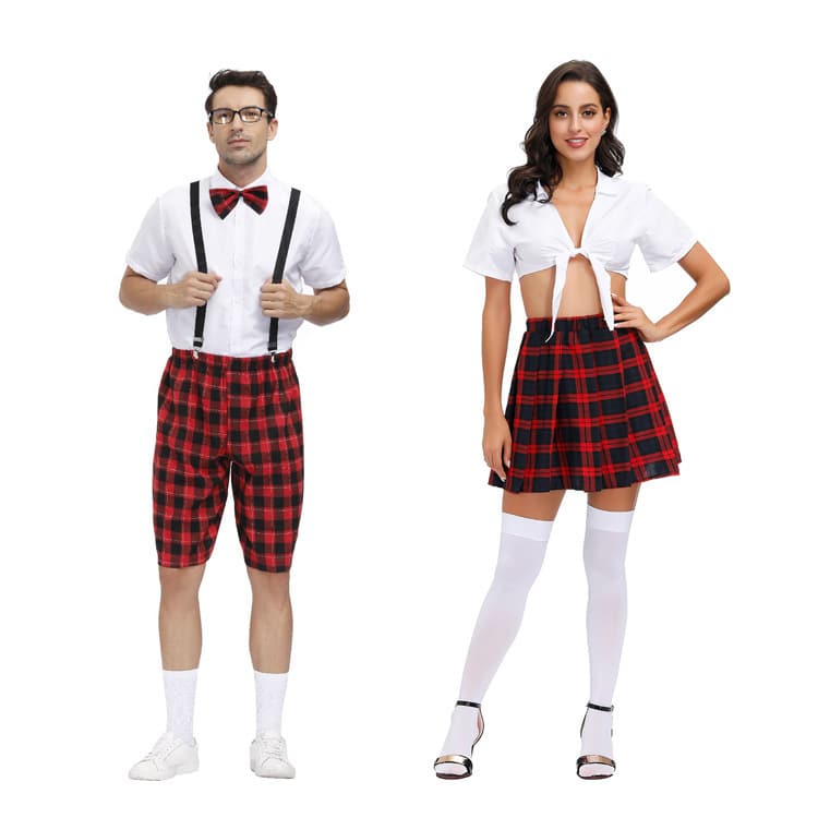 Sexy couples Halloween student costumes