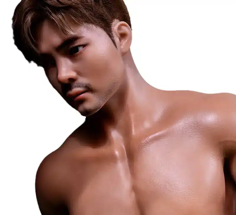 Muscle man robot sex doll electric dildo