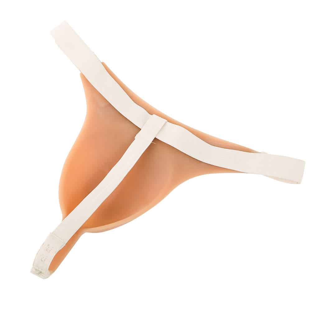 Liquid Silicone G-strings MTF Vagina with White Straps MM-LYK1780