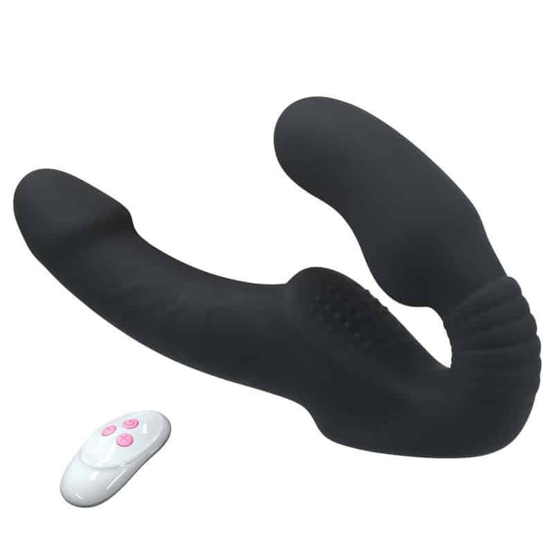 Vibrating Lesbian double dildo