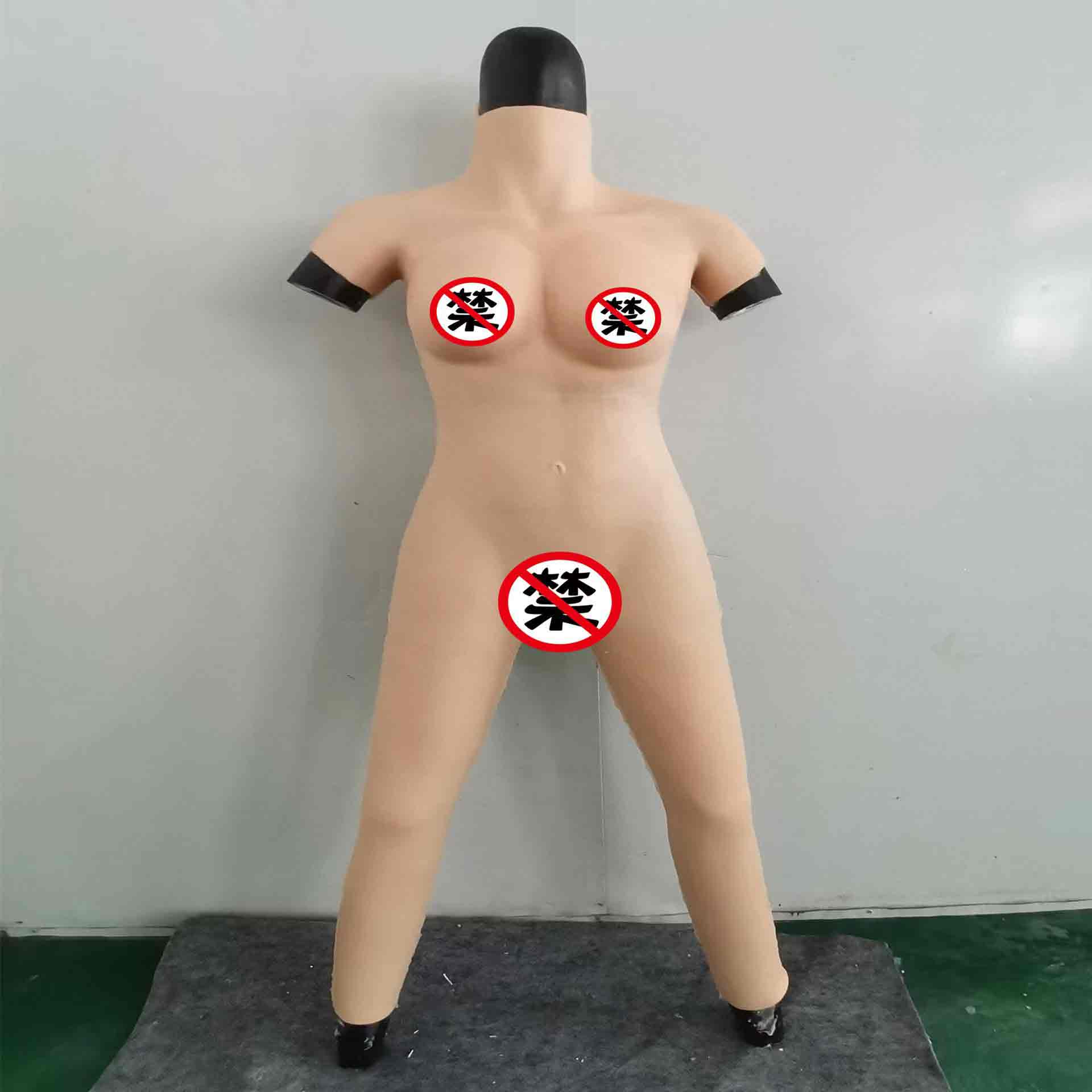 Short-sleeve Silicone Full Body Suit MTF AB-JFLT