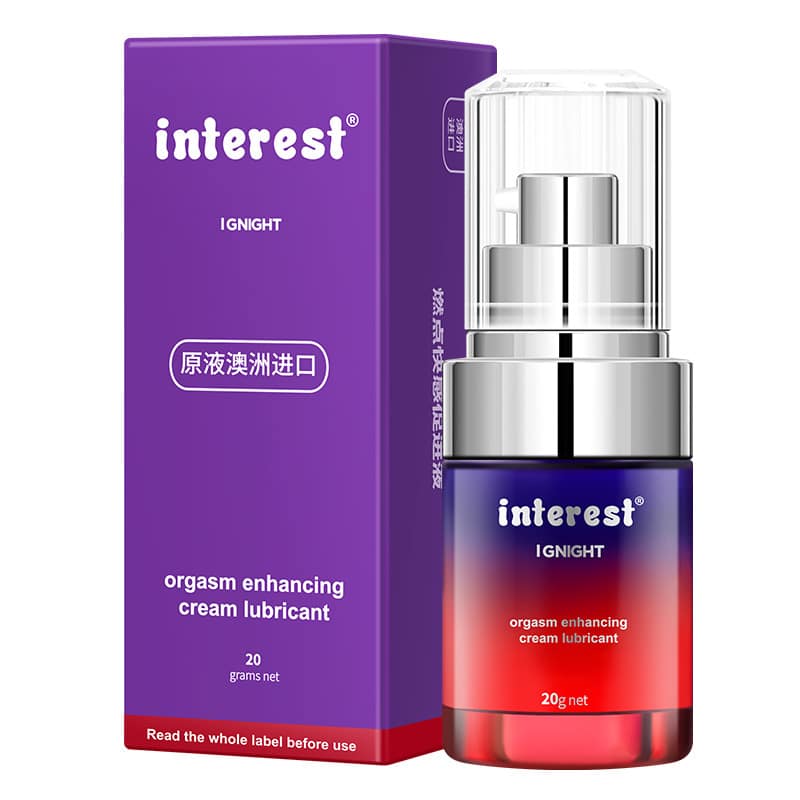 Interest Orgasm enhancing cream