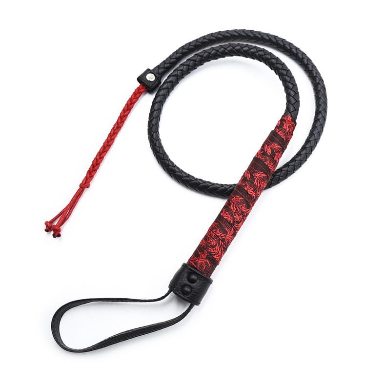 Leather Whip with Soft Grip