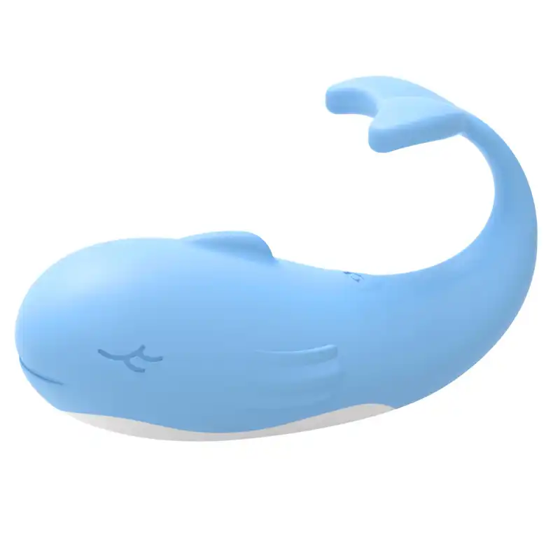 Blue whale app-controlled vibrator