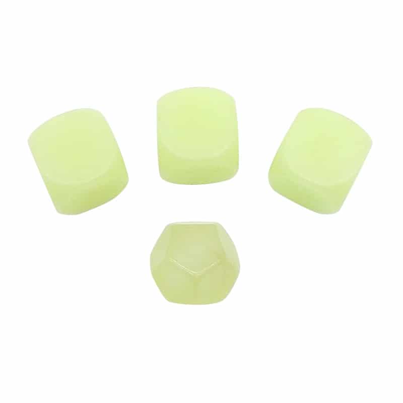Blanket glow in dark dice for words or chart customizition