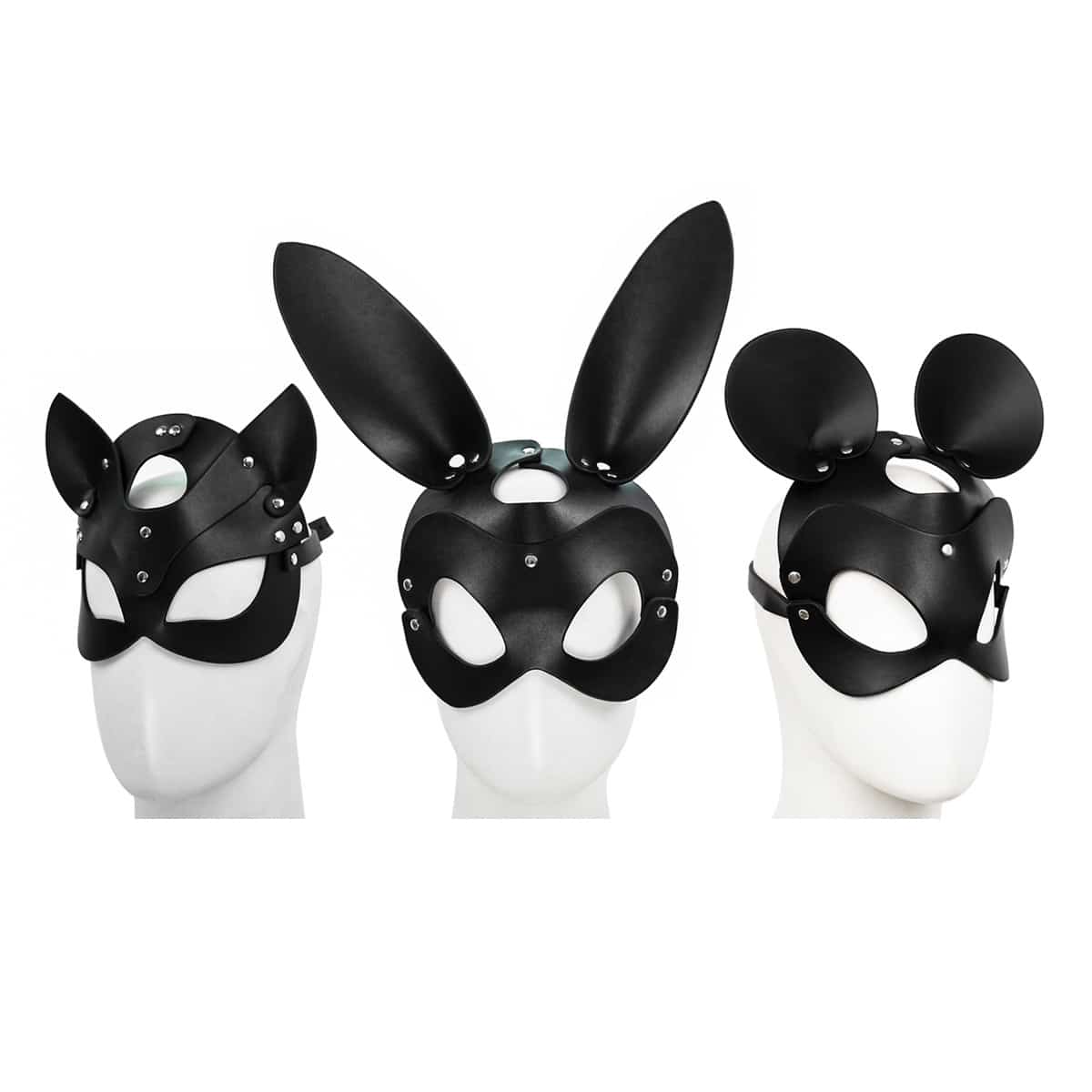 Leather Bunny Hood