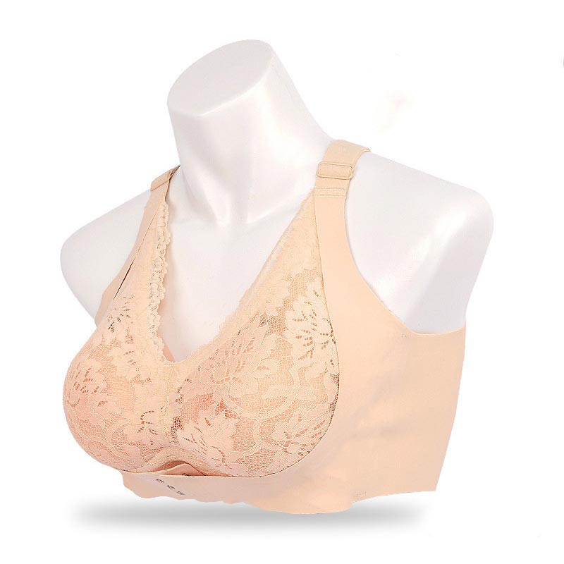 Lace Trim MTF Breast Bra XHZX-OT