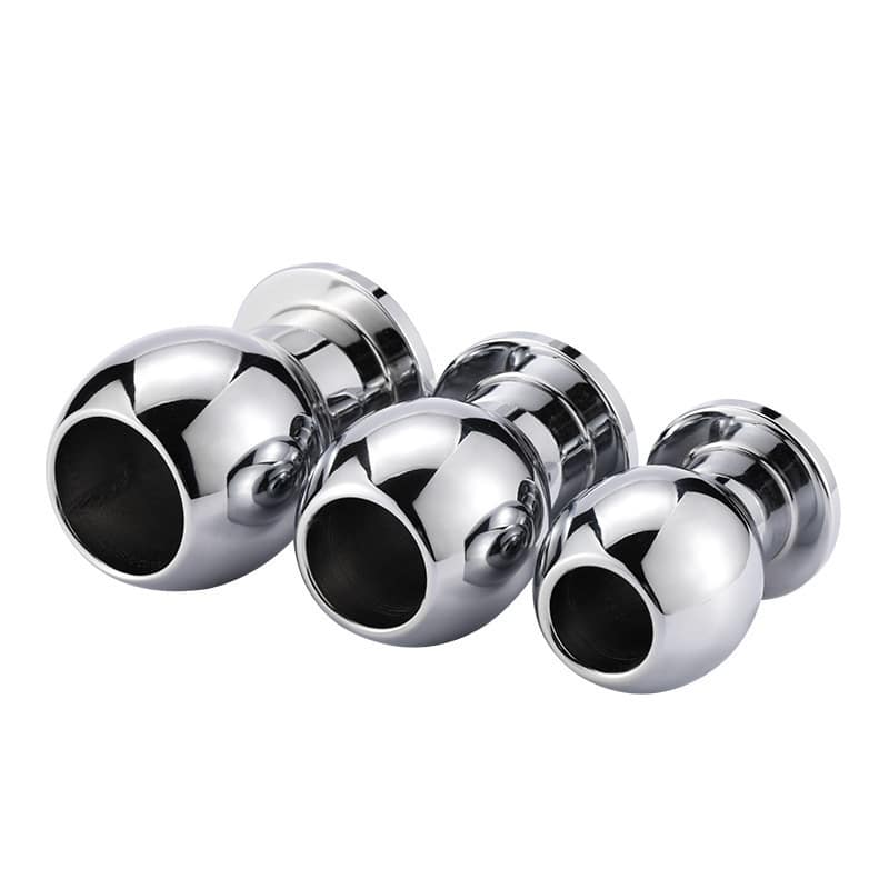 stainess steel hollow anal douche