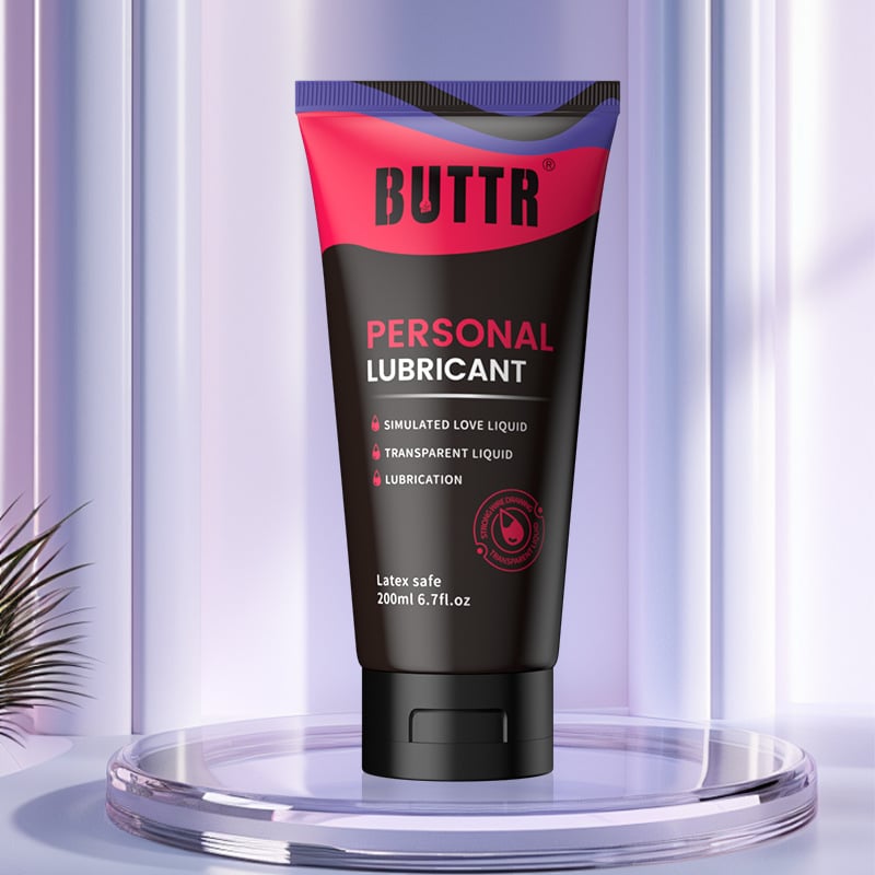 A Black bottle of smooth anal lubricant for gay 200ml