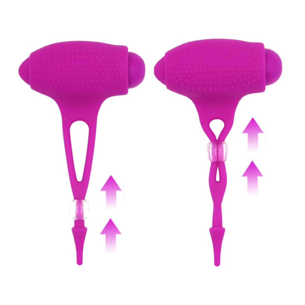 Pink Crush Vibrating Nipple Clamps