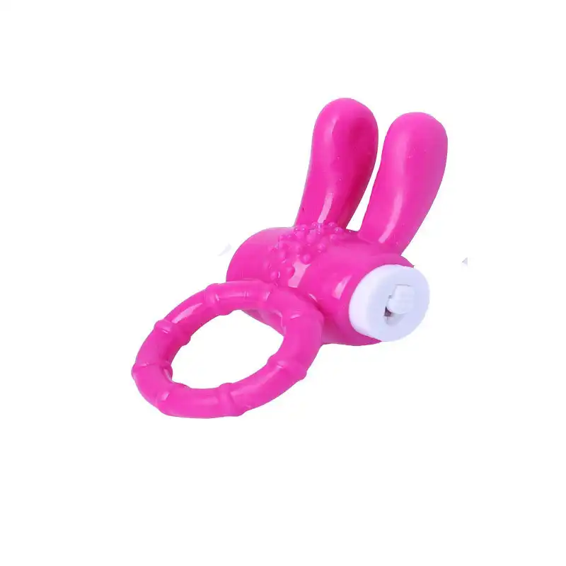 Red rabbit ears vibrating clit ring