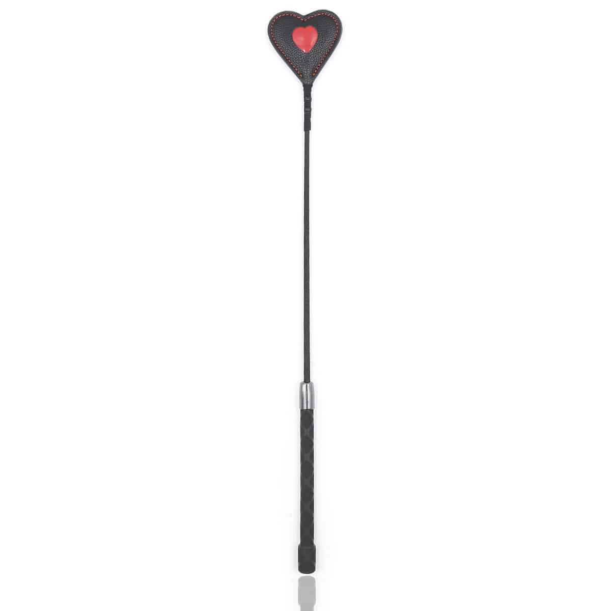 PU leather heart riding crops
