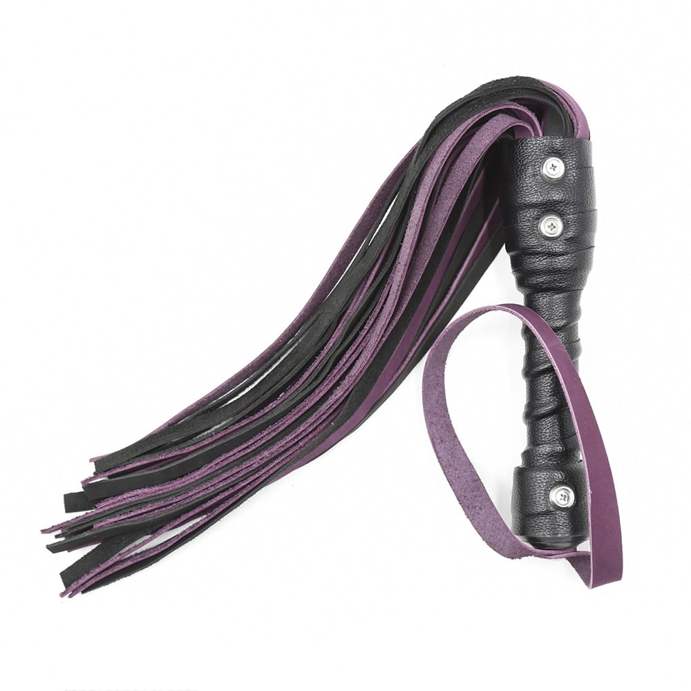 Real cowhide leather heavy flogger