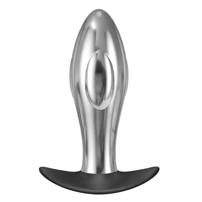 Metal vibrating anal plug