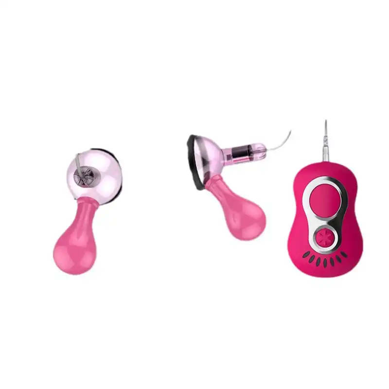 Silicone nipple suck vibrator