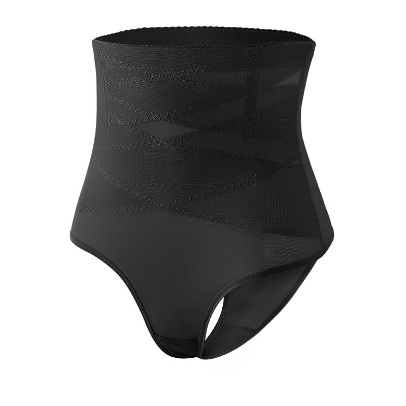 Solid Color Corset High-Waisted Thong Panty JSJ-MG01
