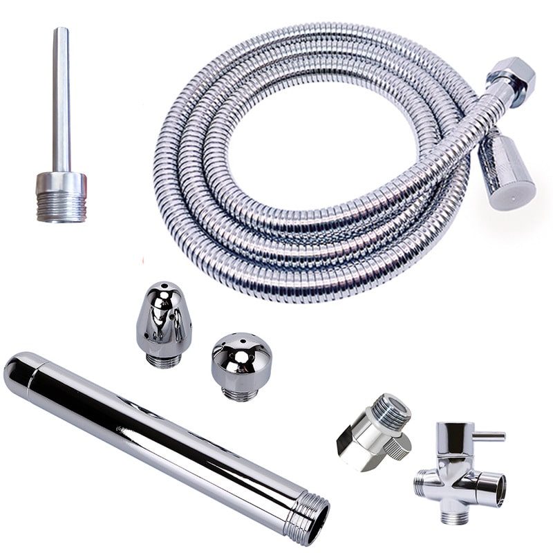 Home made shower Anal douche kit