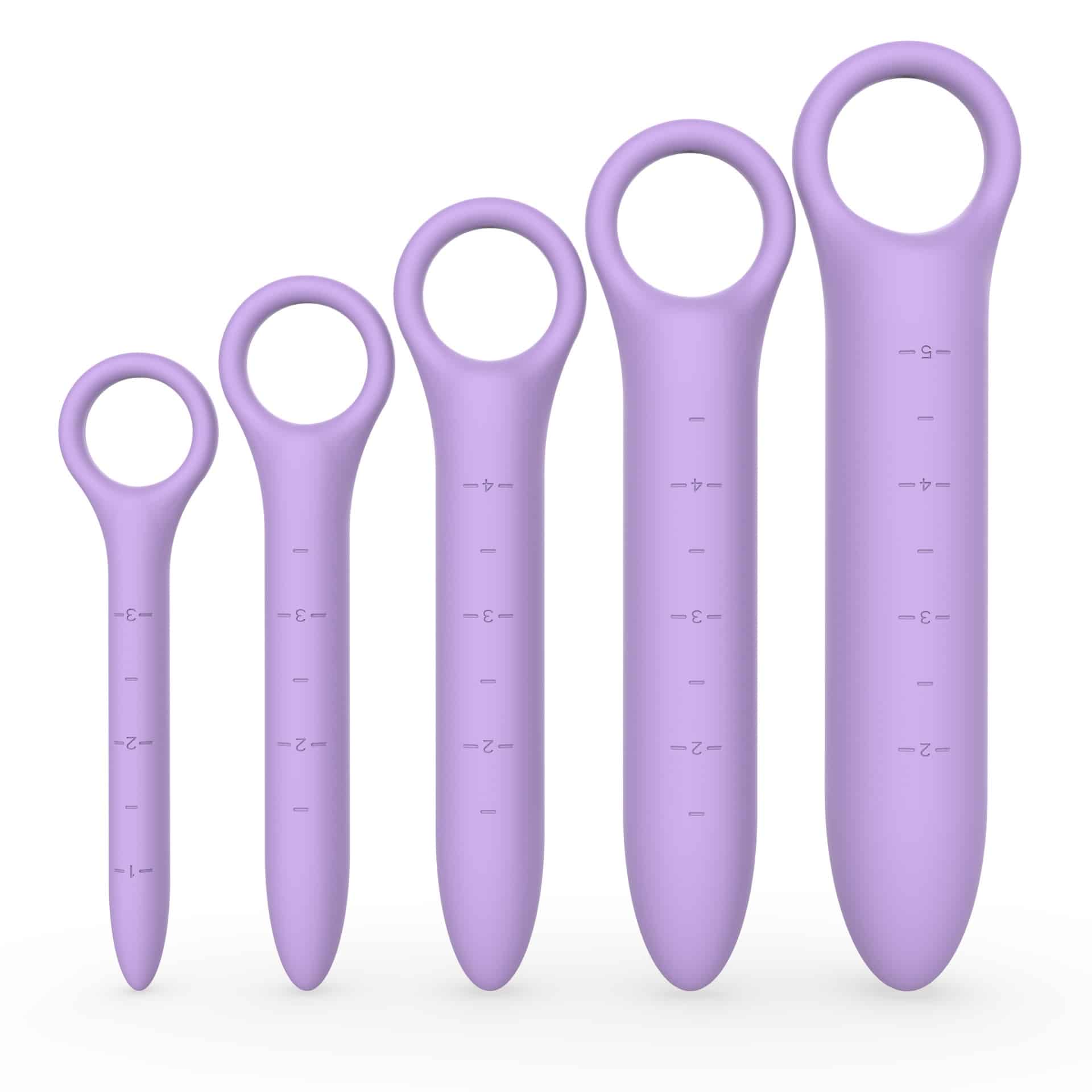 purple anal dilators set