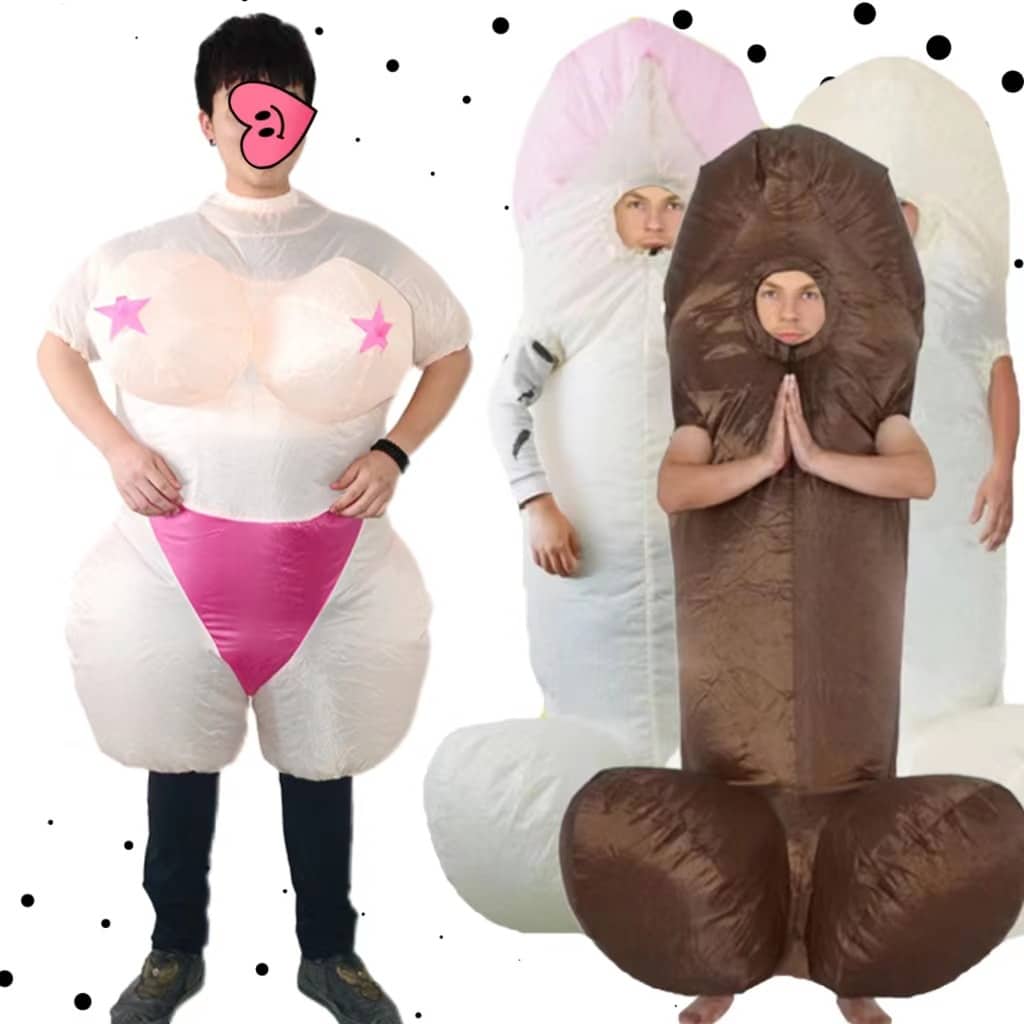 Erotic inflatable clothes for party
