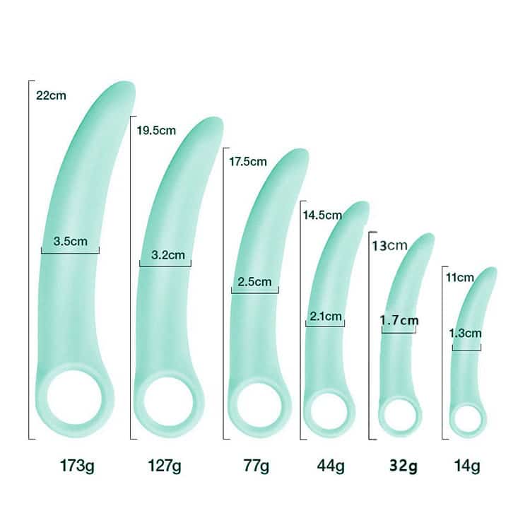 6 size option vaginal dilator