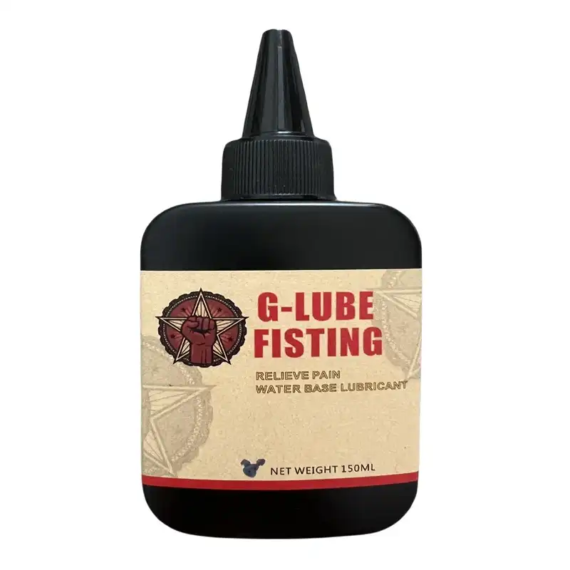 Black bottle anal lube with pointed nozzle 150ml