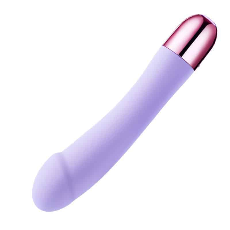 Light purple thrust dildo vibrator
