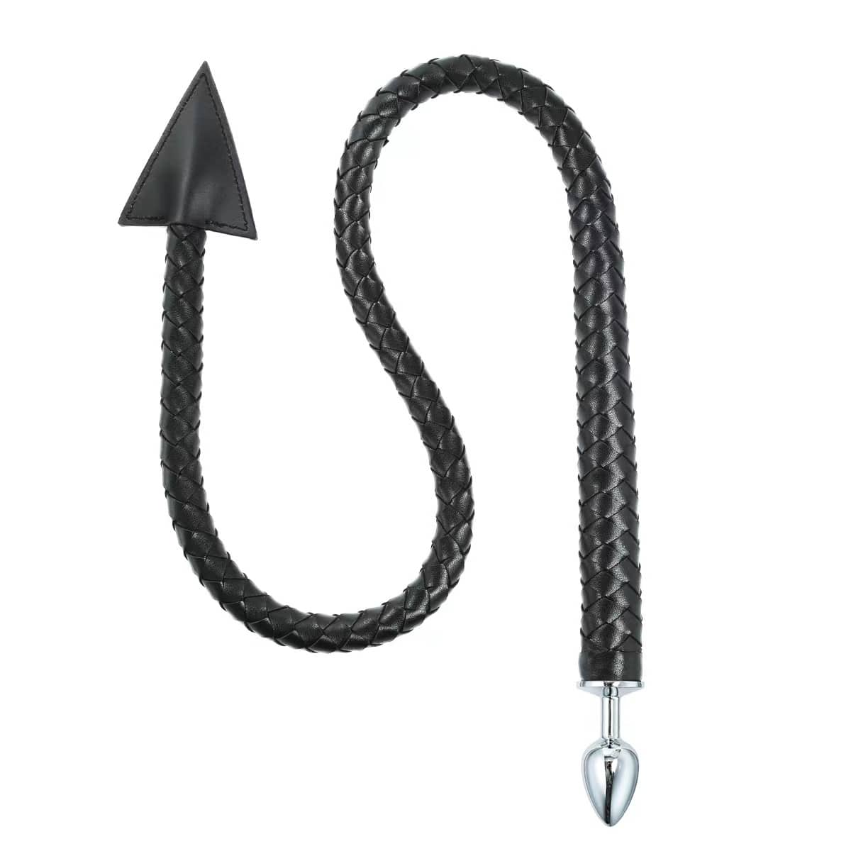 Black Leather Anus Whip