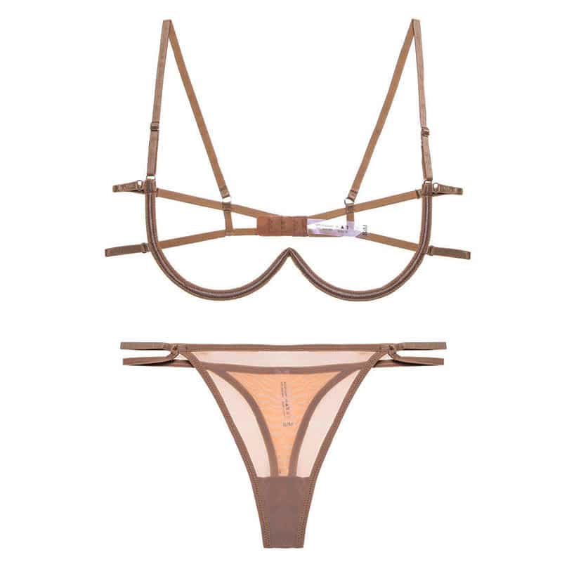 Sexy Coupless Bra Set