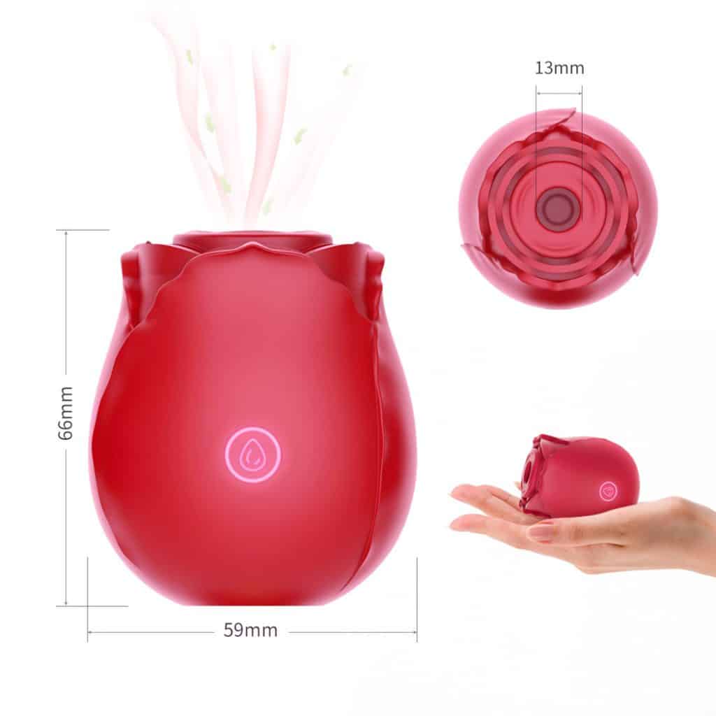 Rose Toy Clitoris G Spot Clitoral Sucking Vibrator