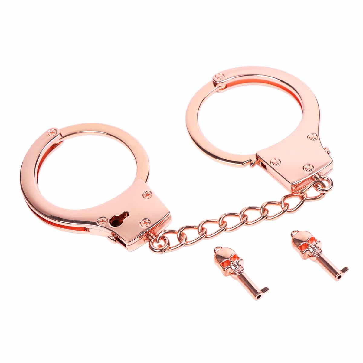 Rose Gold Metal Handcuffs