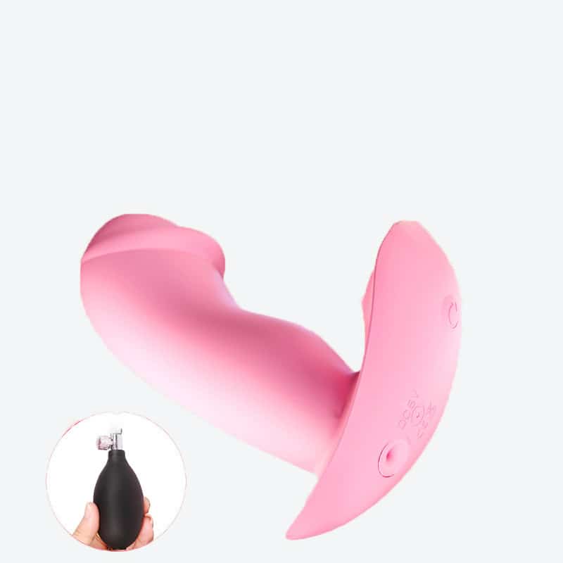 Inflatable Silicone Dildo