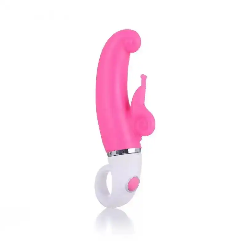 Red snail appearance finger vibrator