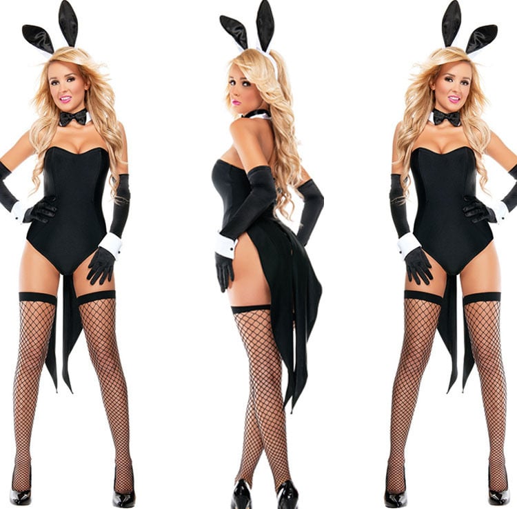Black bunny sexy Halloween costume