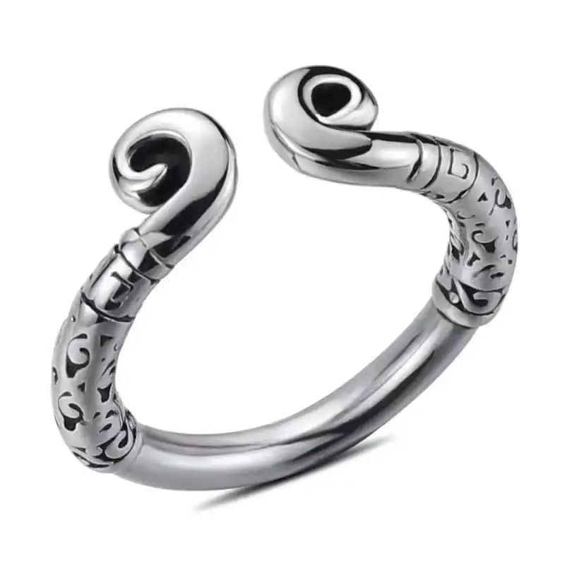 Metal chastity ring shackle