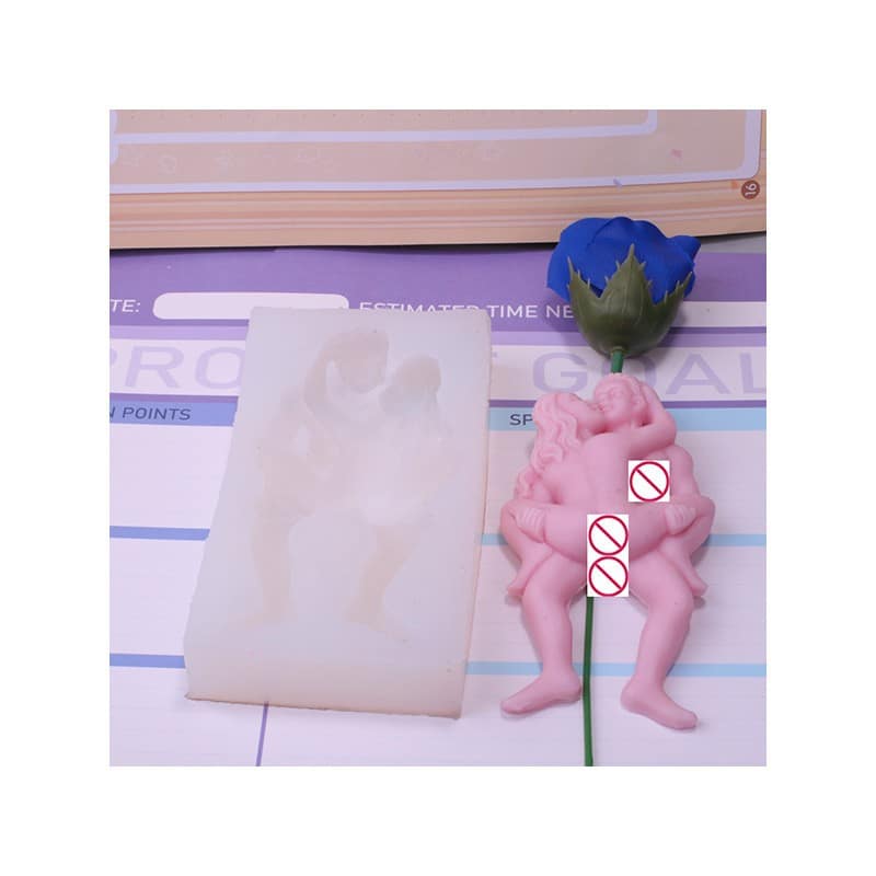 Erotic clay sculpture mold