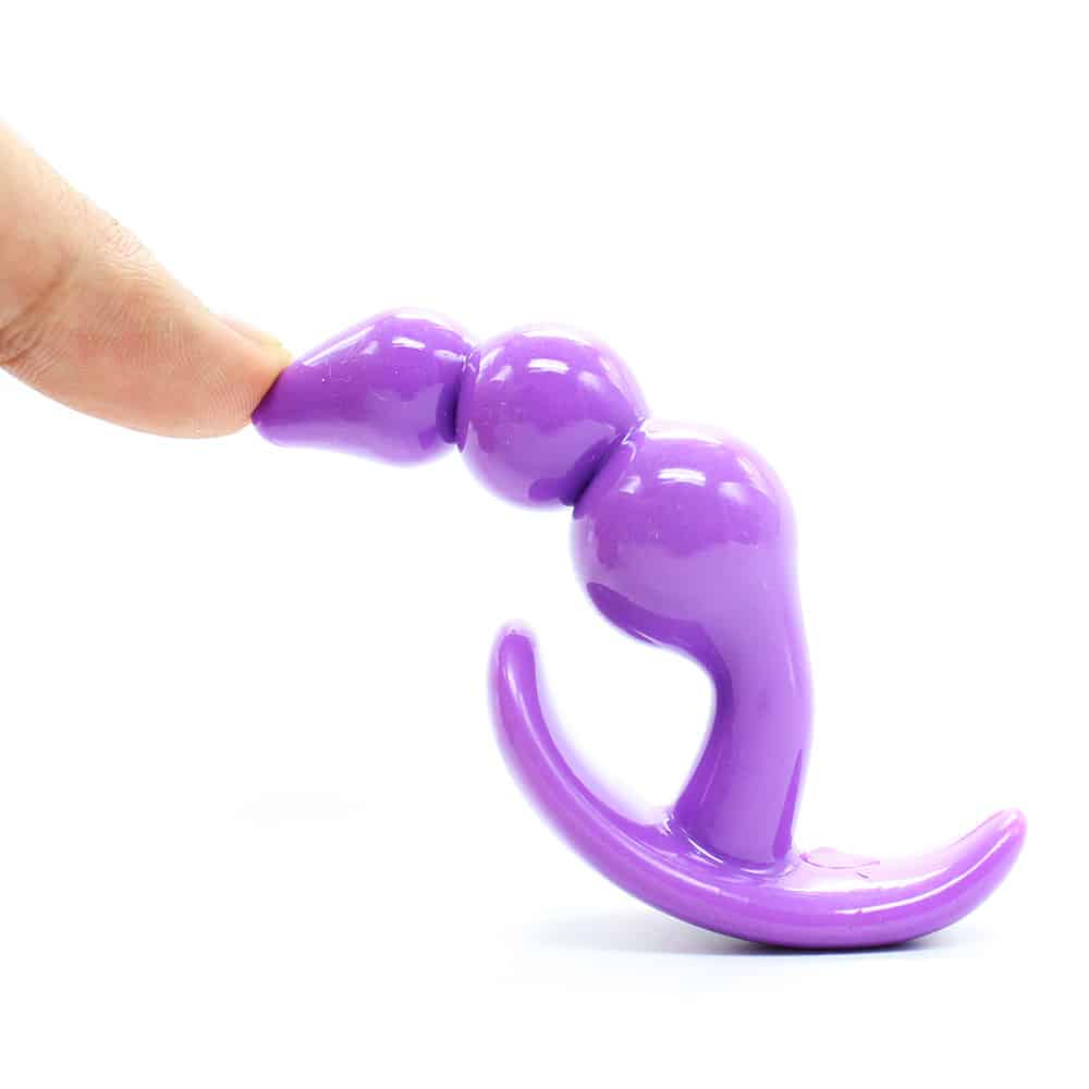 Soft small anal beads