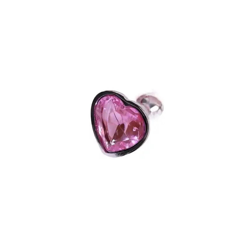 Small pink butt plug with jewel
