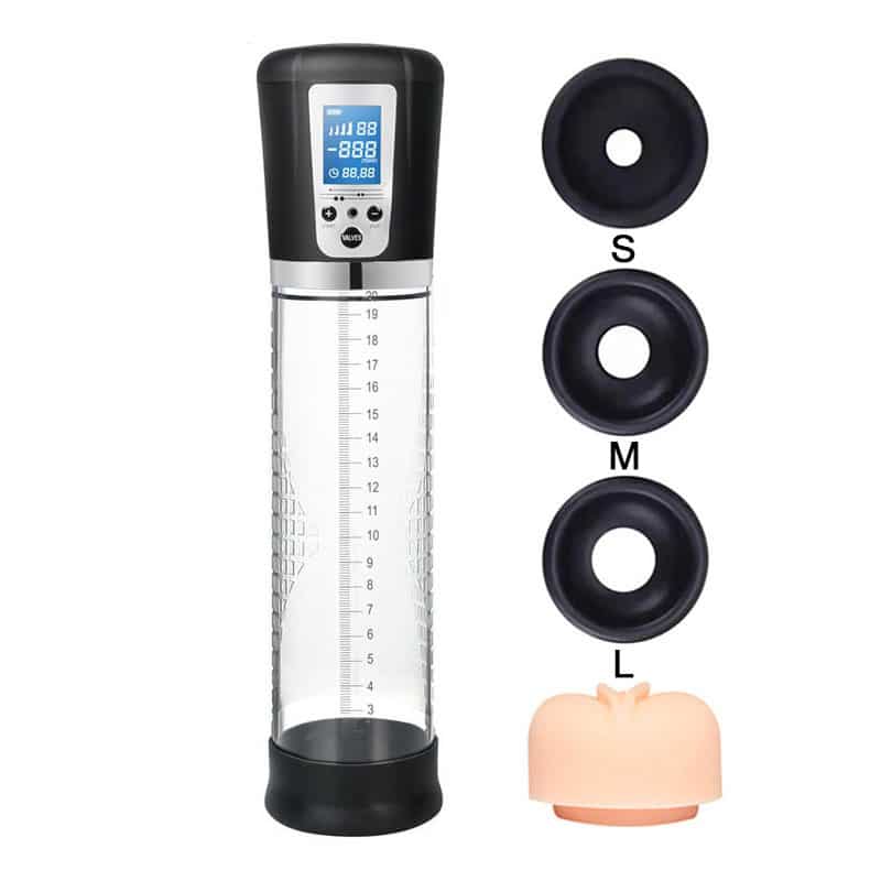 Electric Penis Vacuum Pump with 4 Suction Intensities