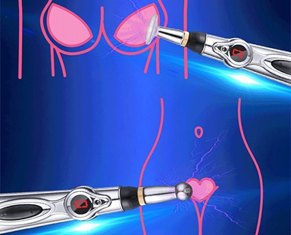 Demonstration of the use of Electric Shock wand
