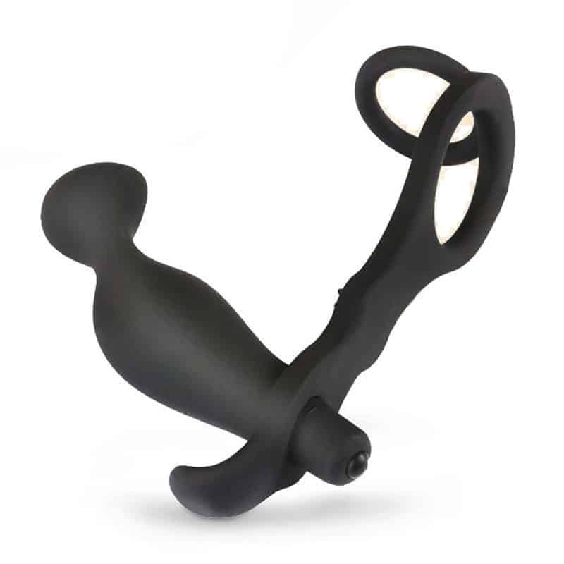 cock ring with anal plug vibrator
