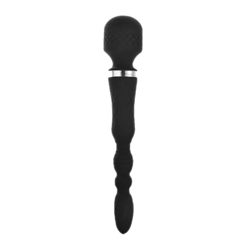 Wand vibrator with anal beads