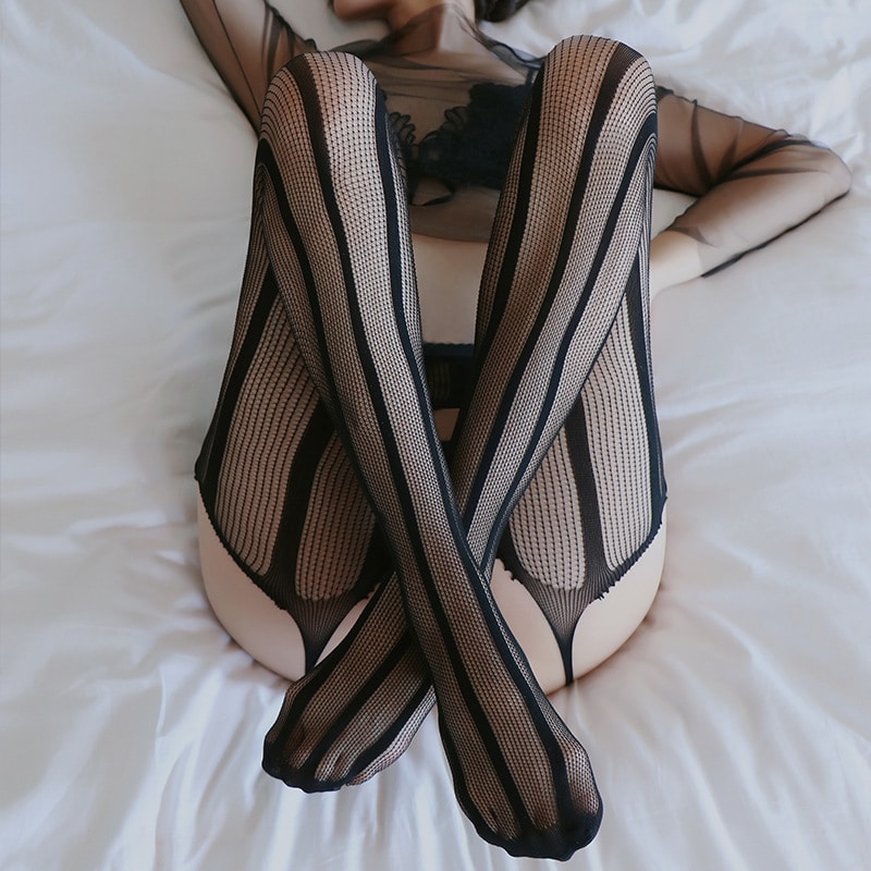 Sheer Suspender Pantyhose