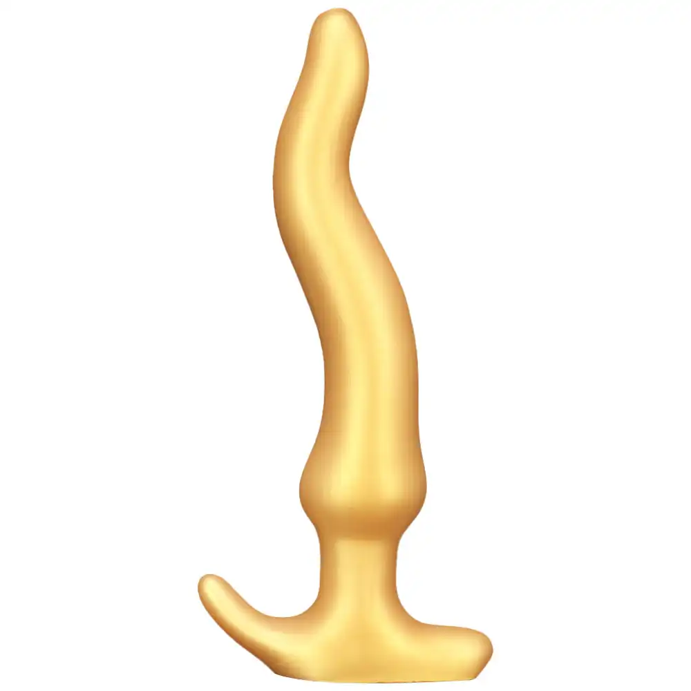 Gold alien-shaped butt plug