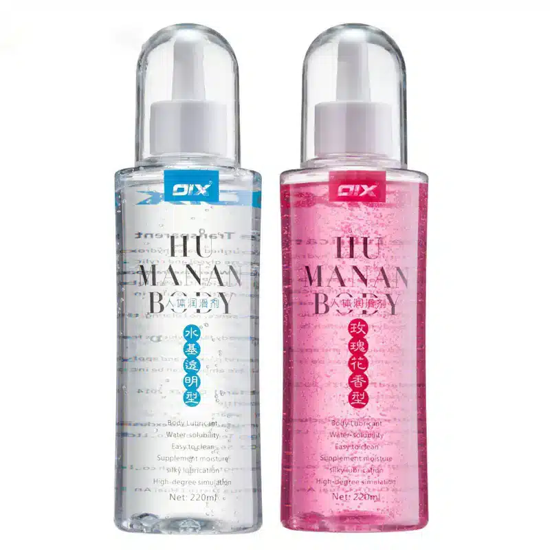body lubricant water solubility