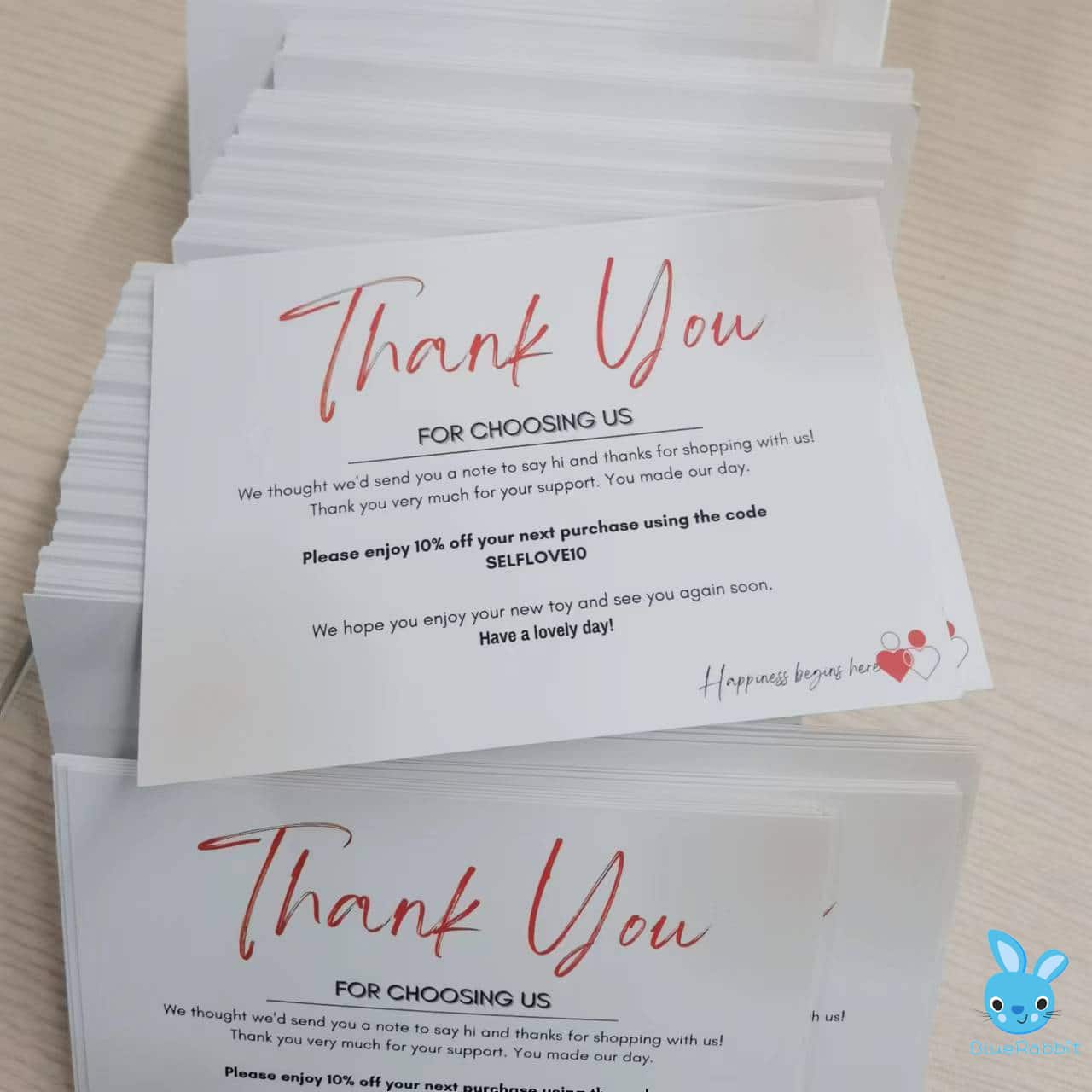 customized Thank-you cards